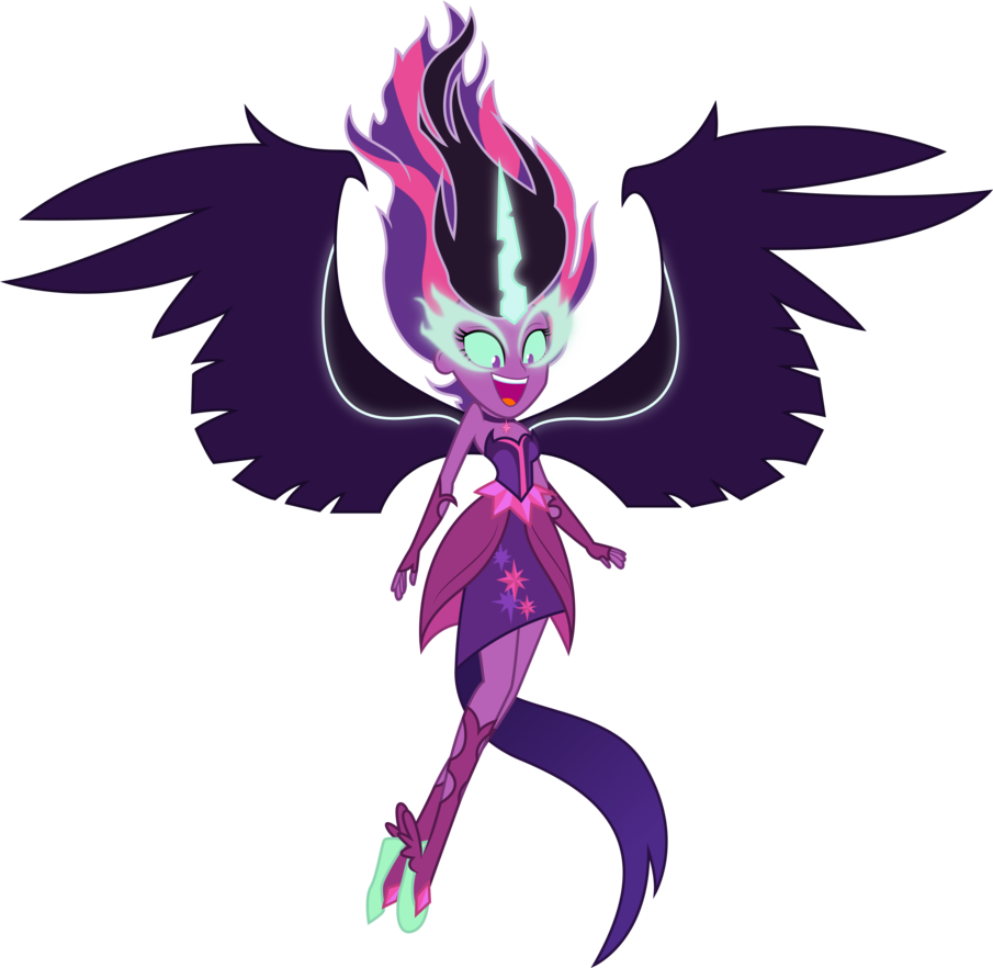 Midnight Sparkle Commission By Illumnious - Equestria Girls Midnight Sparkle (905x882)