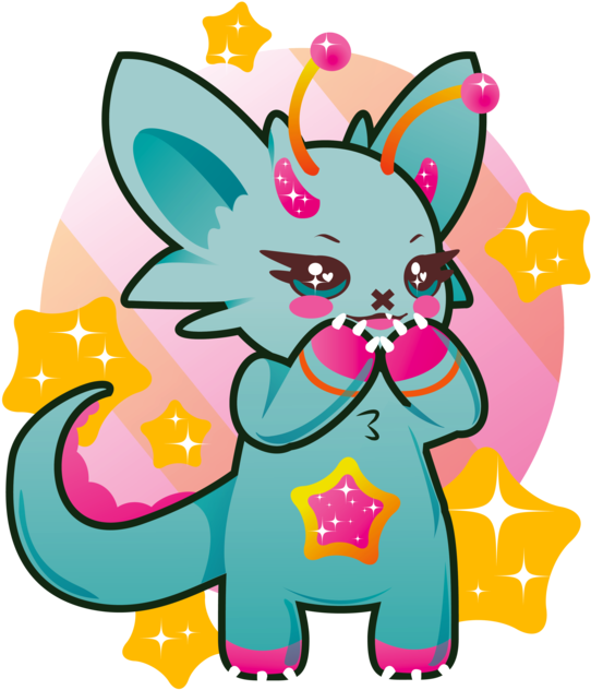 Alien Sparkles By Jessi G Hardy - Cartoon (600x657)