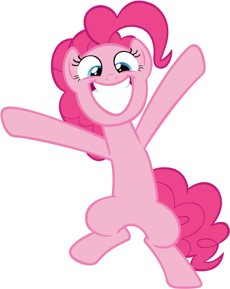 Pinkie Pie Jump Vector For Kids - Pinkie Pie (807x989)