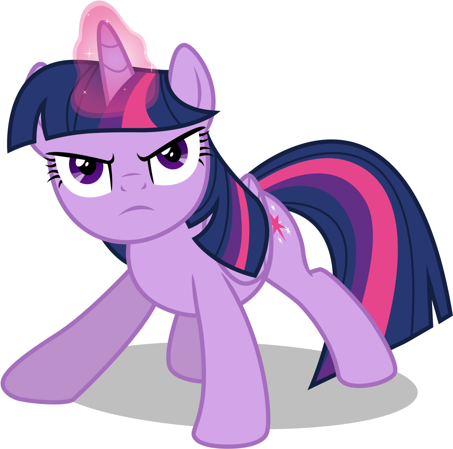 Determined By Caliazian Twilight Sparkle - Twilight Sparkle Mad (1600x1560)