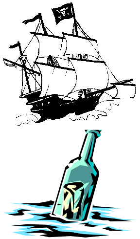 Songbook Contents - Pirate Ship Clip Art (288x489)