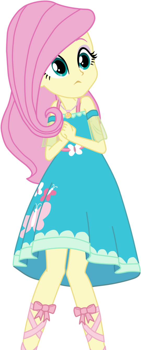Equestria Girls Fluttershy [vector] By Fluttershy-ek - Equestria Girls Forgotten Friendship Fluttershy (592x1348)