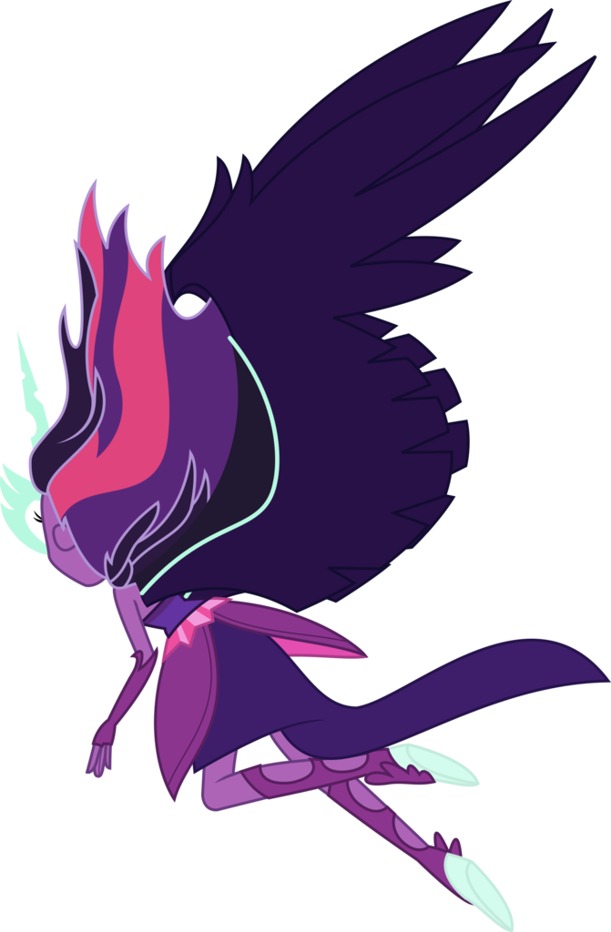 Sketchmcreations, Commission, Equestria Girls, Flying, - Illustration (671x1024)