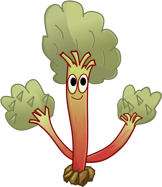 Rhubarb Hd - Cartoon (677x711)
