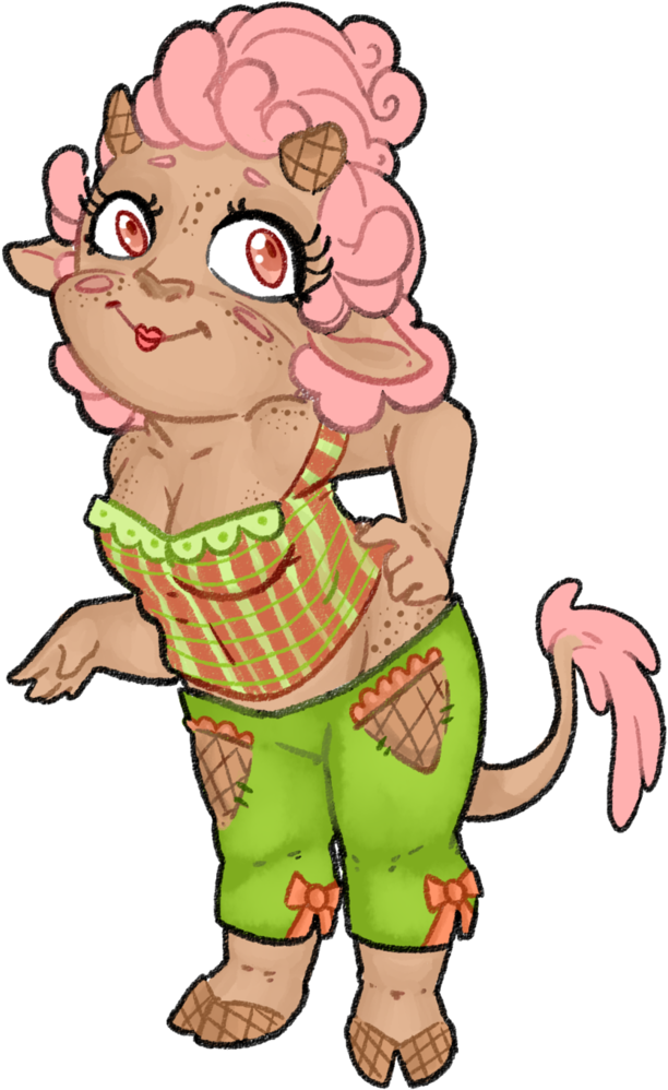 Rhubarb Ginger By Syrcaid - Cartoon (752x1063)
