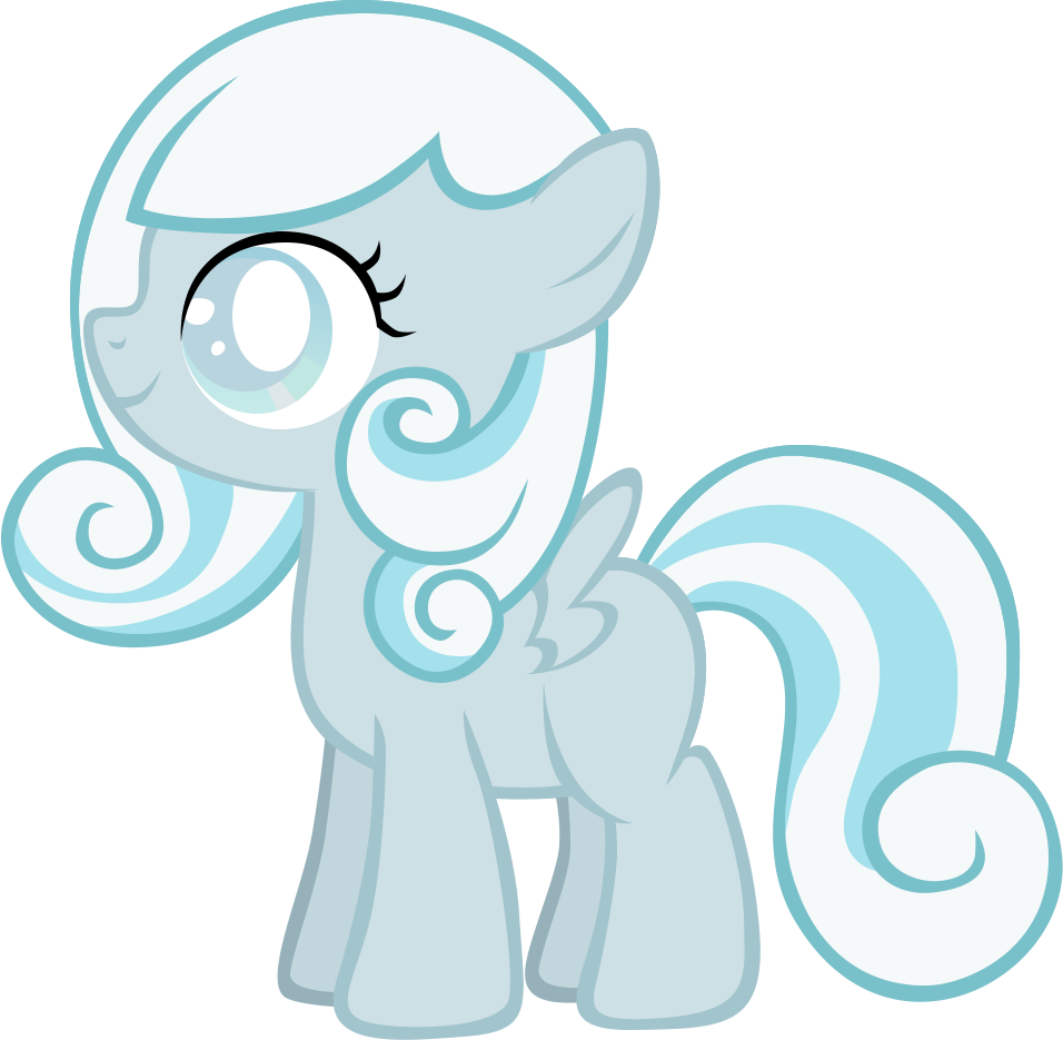 Snowdrop Vector By Rhubarb-leaf - Mlp Snowdrop Filly (956x935)