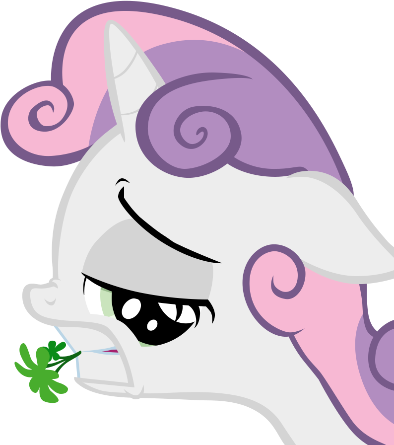 Sweetiebelle With A Parsley Vector By Rhubarb-leaf - Sweetie Belle (810x1000)