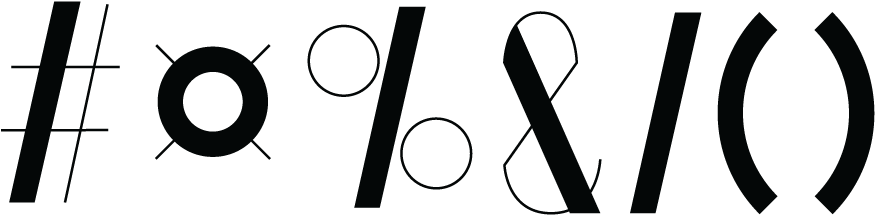 Zbyszek Czapnik Prepared Beta Version Of Rhubarb Font, - Circle (1000x285)