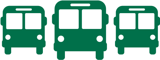 Buses - Green Public Transport Png (600x450)