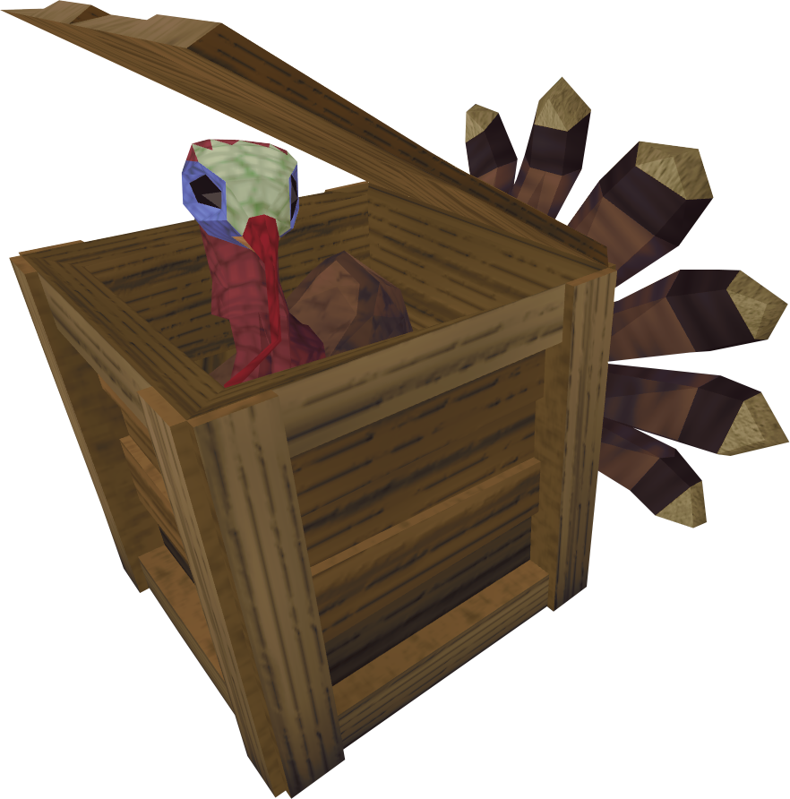 Turkey In Crate - Plank (882x892)