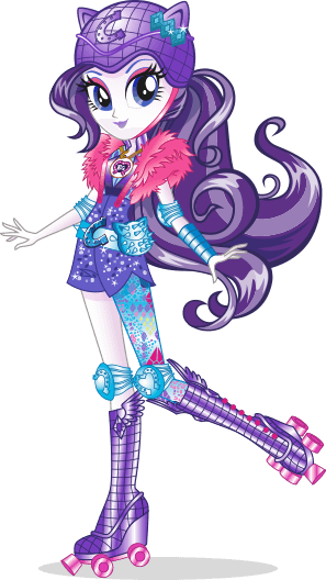 Mlp Equestria Girls Friendship Games Rarity Rollerskater - Rarity Sporty Style (297x528)