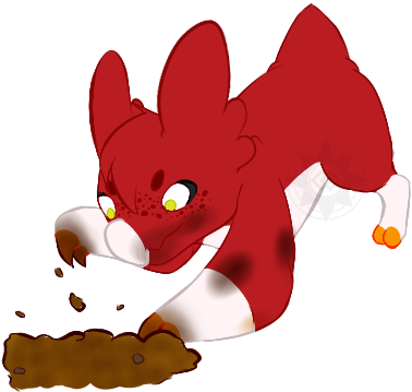 [wyngro] I'm Digging A Hole, Diggy Diggy Hole~ By Thlyatara - Cartoon (404x389)