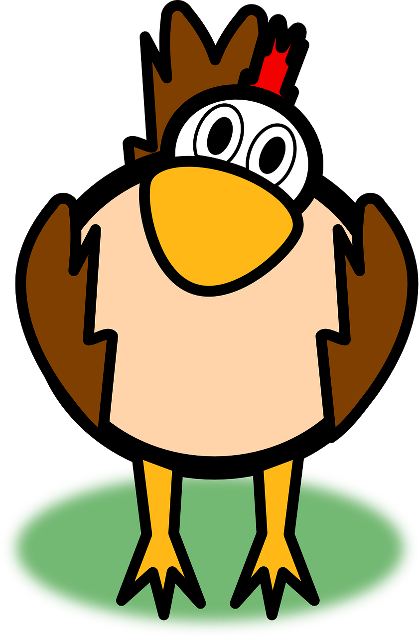 Rooster Cock Bird - Chicken Clip Art (843x1280)