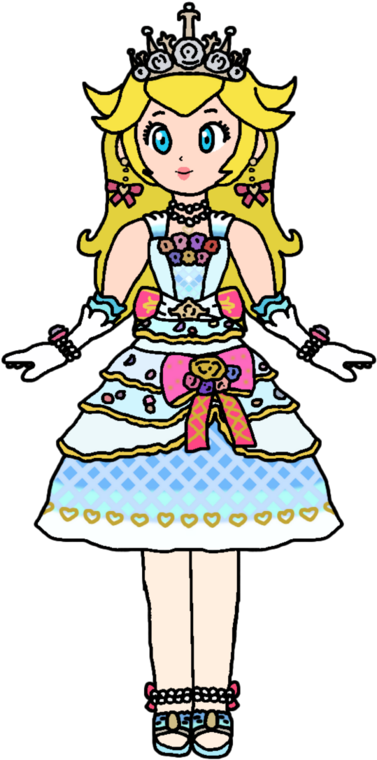 White Sky Veil Coord By Katlime - Cartoon (720x1109)