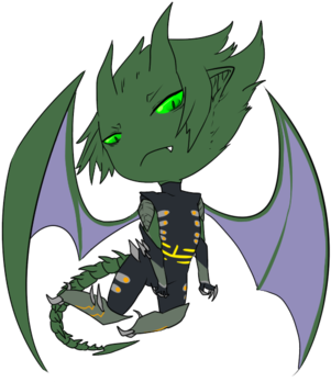 Chibi For Chameleon-veil By Hackwolfin - Cartoon (400x400)