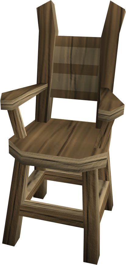 Oak Chair - Runescape Chair (414x867)