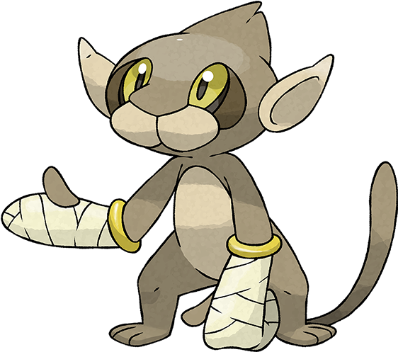 Manoon Primate Pokémon Type - Cartoon (600x500)