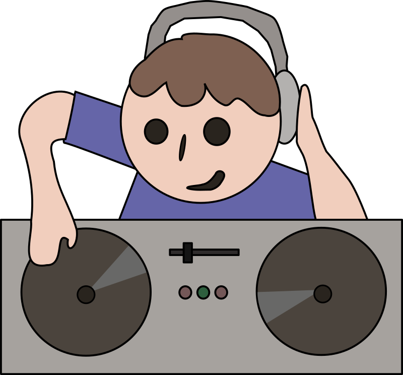 Medium Image - Dj Clipart (800x744)
