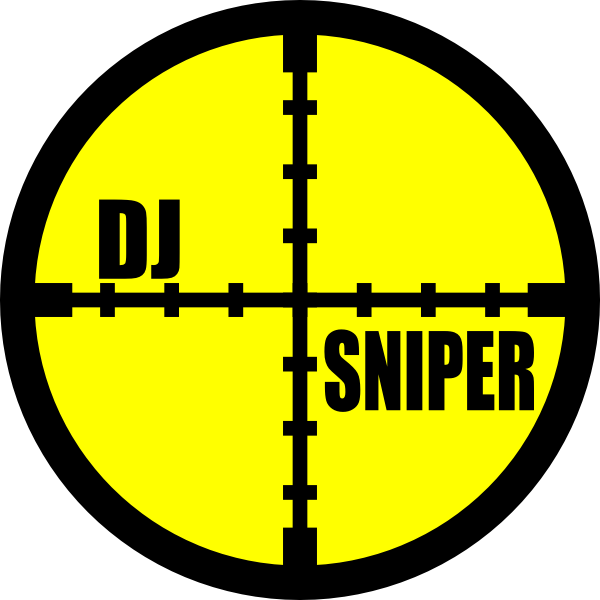 Dj Sniper Icon Svg File - Stick It To The Man (600x600)