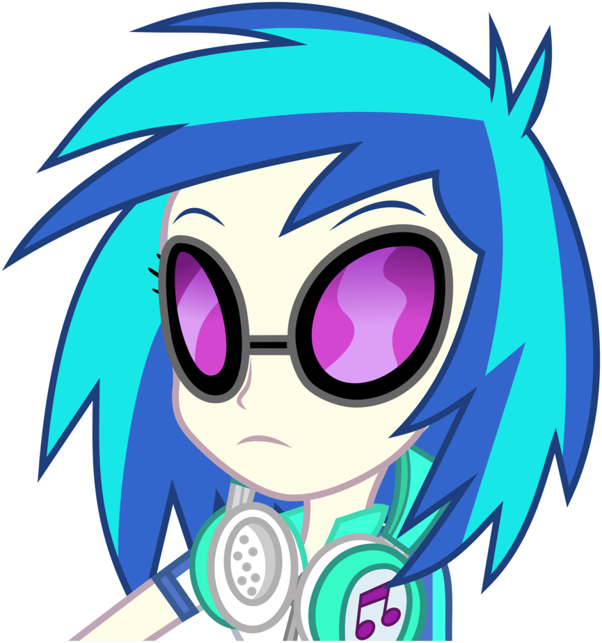 Dj-pone 3 At The Crosswalk By Xxphantomxxx - My Little Pony Equestria Girl Dj Pon3 (865x924)