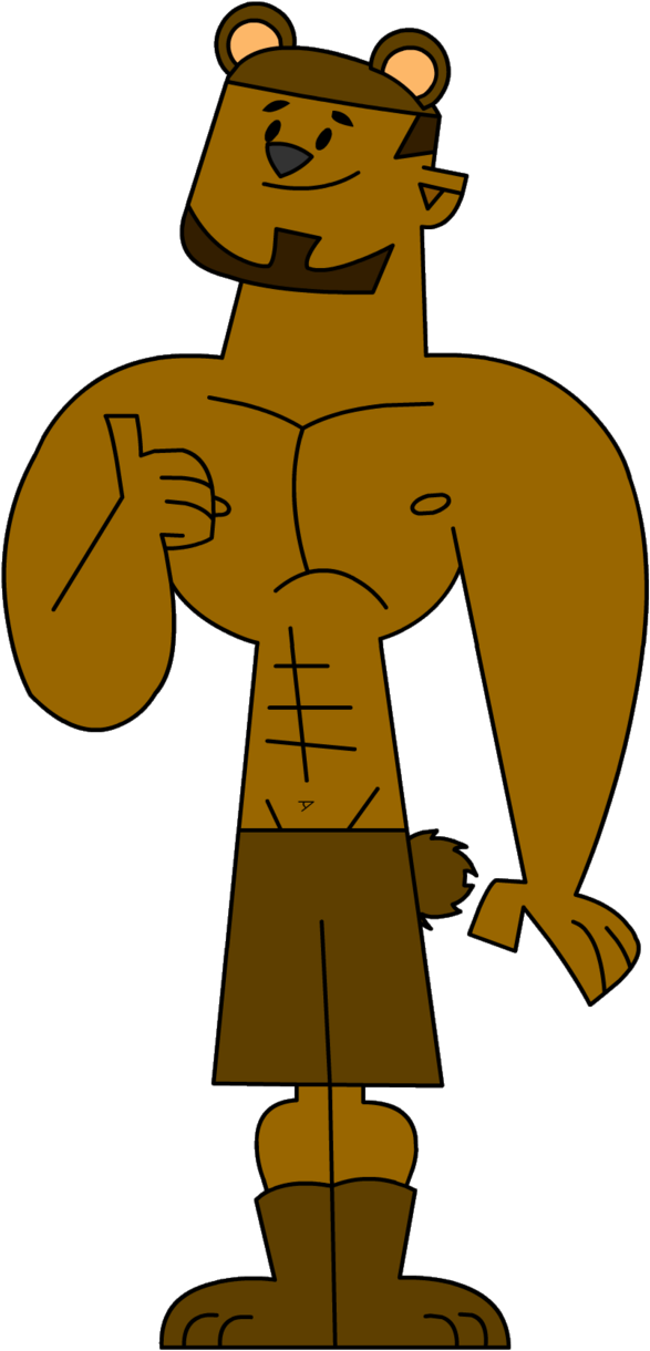Tdf Boy Dj Bear By Skull1045fox - Skull Furry Total Drama (632x1264)