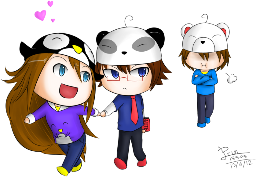 Jealous By Daflique - Cartoon (900x616)