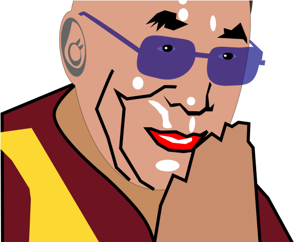 Tibet Clipart Dalai Lama - 14th Dalai Lama (640x480)