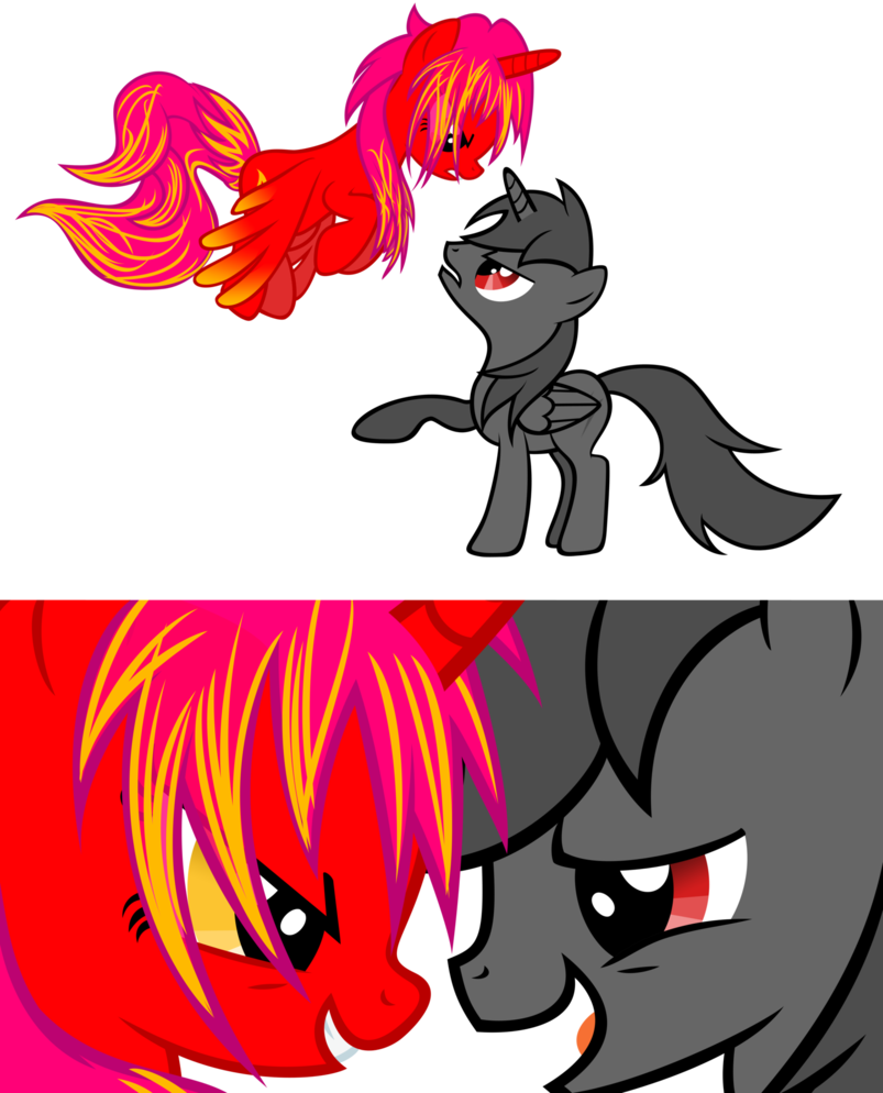 Request Ember Bright And Lighting Wave By Are You Jealous - Cartoon (803x994)