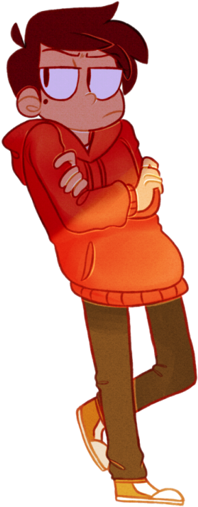 “a Totally Not Jealous Marco - Cartoon (303x750)