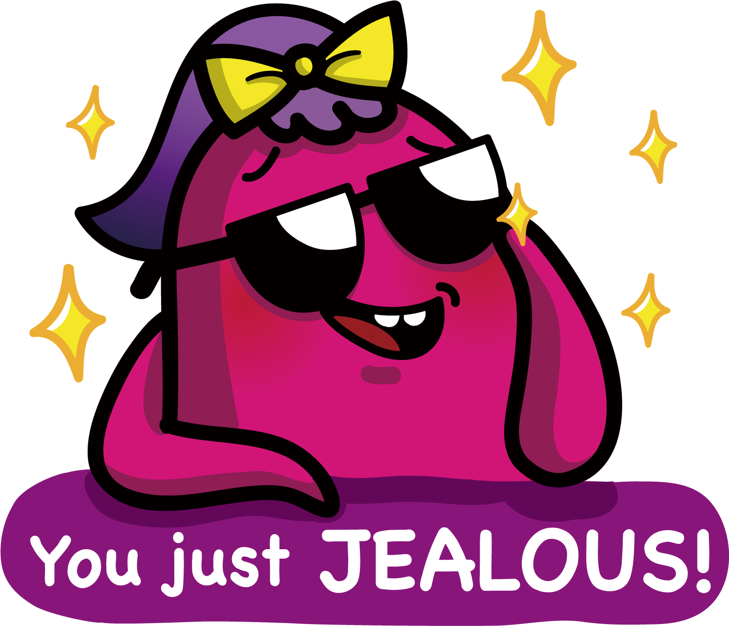 Be Jealous Cause I'm Awesome - Cartoon (1542x1333)