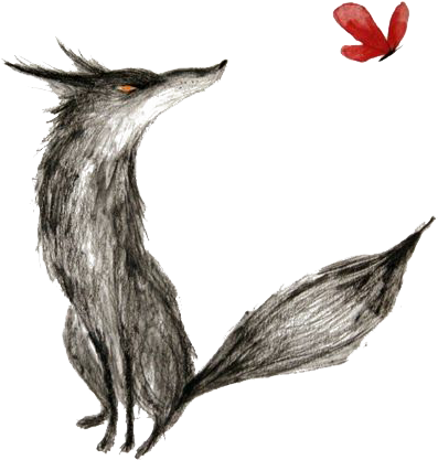 Grimms Fairy Tales Little Red Riding Hood Big Bad Wolf - Adolfo Serra (507x521)