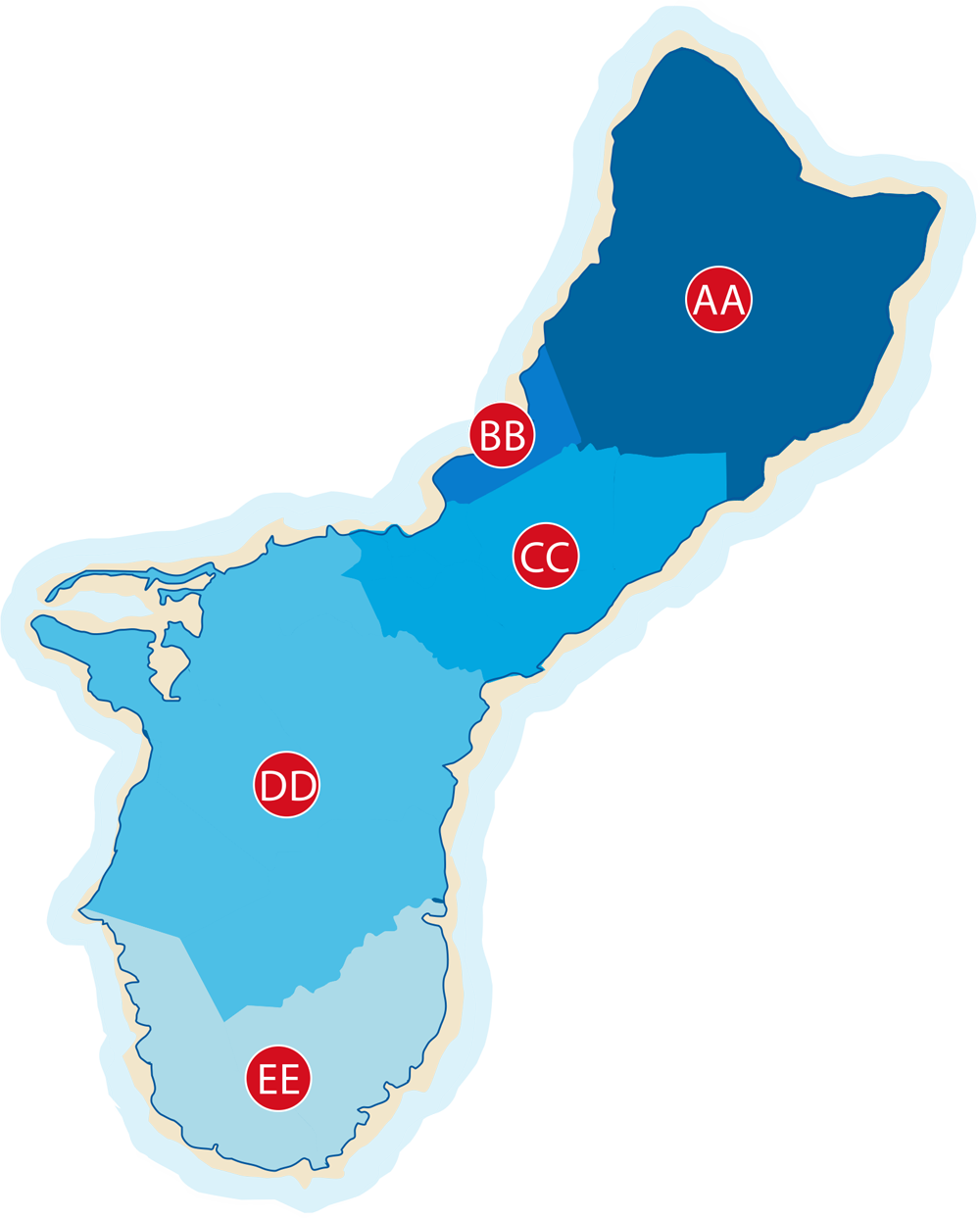 Re/max Pacific Alliance Realty - Flag Of Guam (1000x1243)