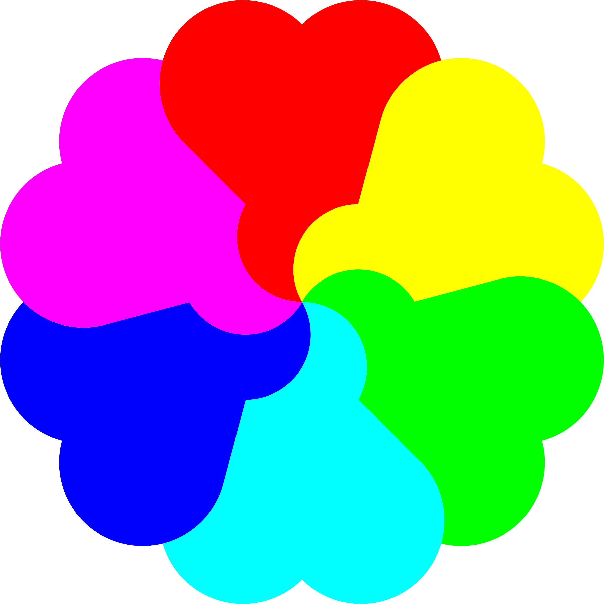 Big Image - Rainbow Love Heart Clipart (2393x2390)