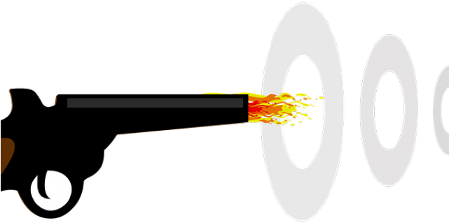 Gun Shot Clipart Gun Fire - Ranged Weapon (640x480)