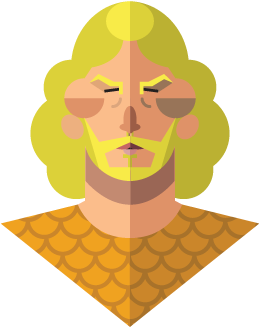 Auaman Flat Illustration - Jeffrey Rau (360x432)