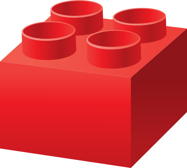Lego Block Art Clip Art At - Lego Vector Png (600x541)