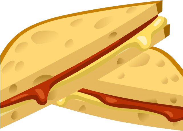 Grilled Cheese Clipart Vector - Cheese (640x480)