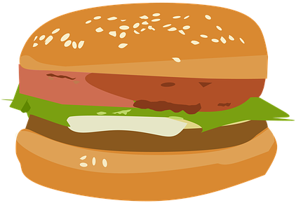 Cheese Burger Pictures 11, Buy Clip Art - Png Hamburguesa En Caricatura Gno (442x720)