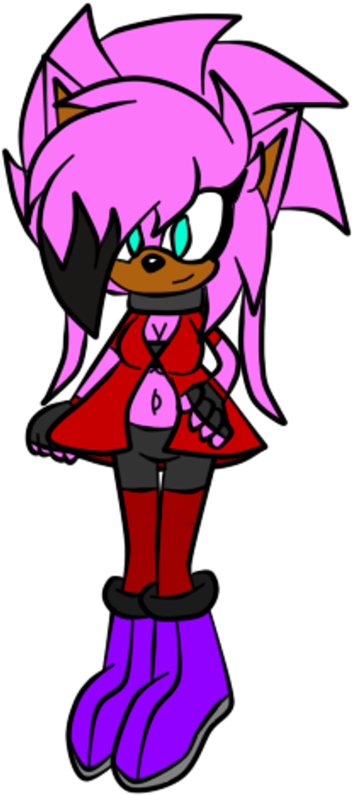Mandy The Hedgehog By Galaxy-zone - Cartoon (664x1202)
