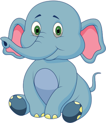 Fresh Baby Elephant Cartoon Brown Baby Elephants Elephant - Elephant Baby Circus Cartoon (400x400)