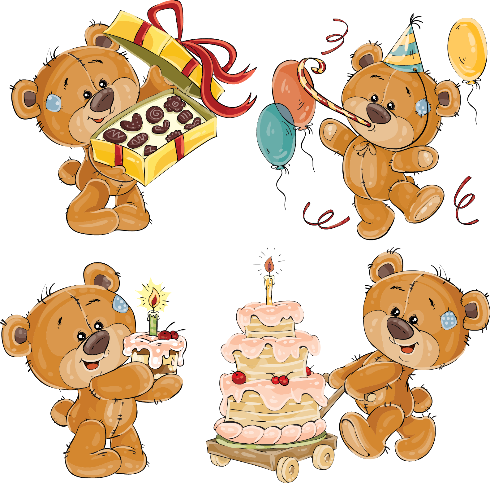 Teddy Bear Clip Art - Teddy Bear Clip Art (1584x1559)
