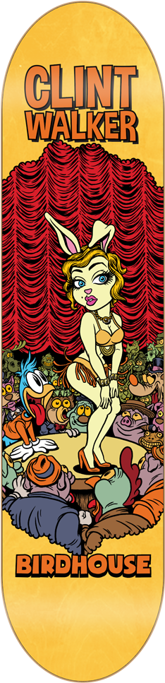 Walker Vices Deck - Birdhouse Skateboards (275x971)