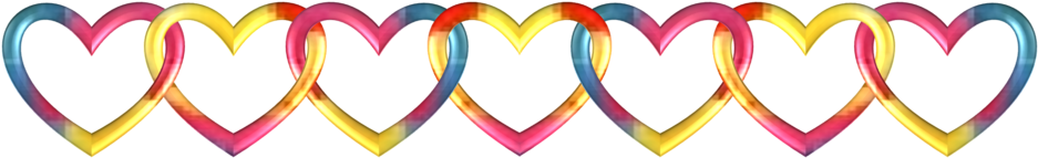 Tropical Heart Line1 By Happyare - Heart (1024x142)