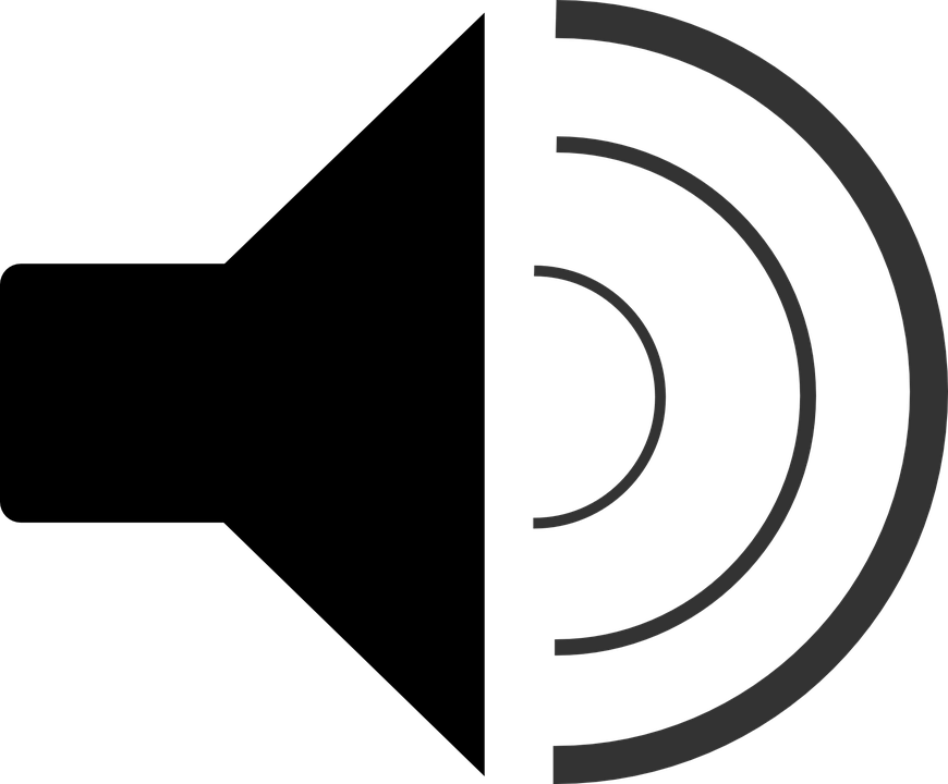 Godsongs News And Hymn-requests, April - Sound Clipart Black And White (870x720)