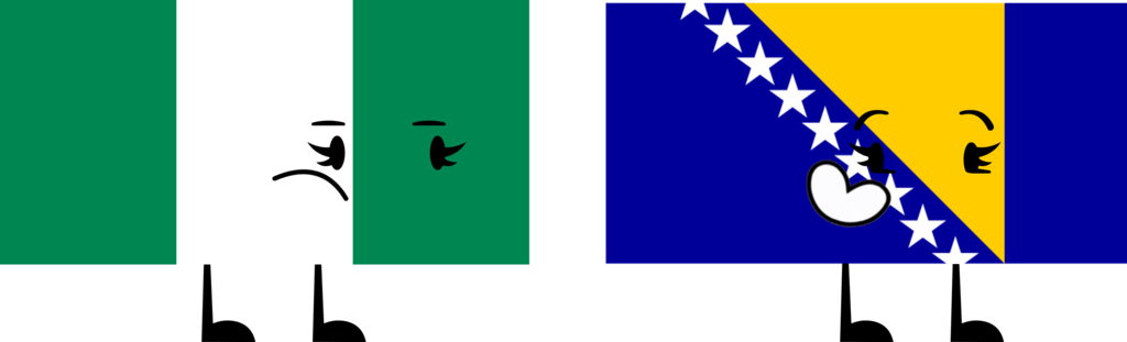 Arts For Syronking By Animationzoom - Flag: Bosnia And Herzegovina (1024x311)