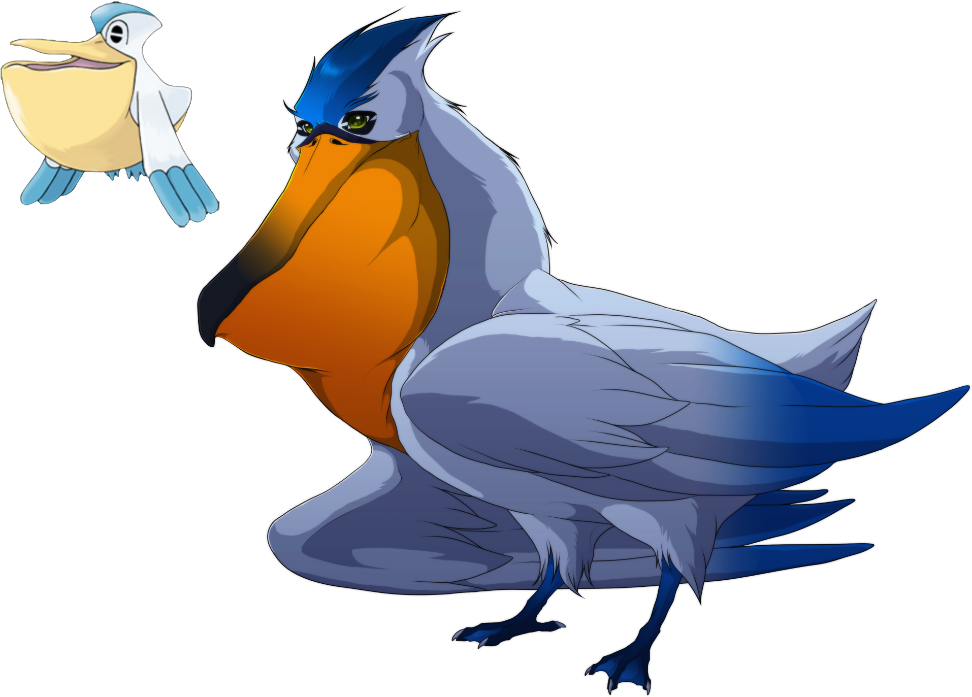 Pelipper- The Most Annoying Bird In Hoenn By Blueharuka - Realistic Pokemon Pelipper (1999x1421)