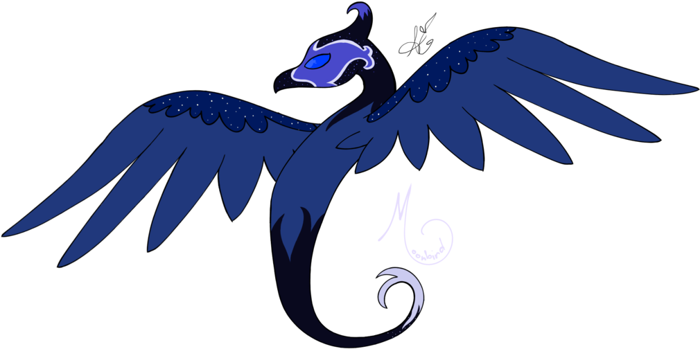 Moon Bird By Universal-tiger - Illustration (1024x539)