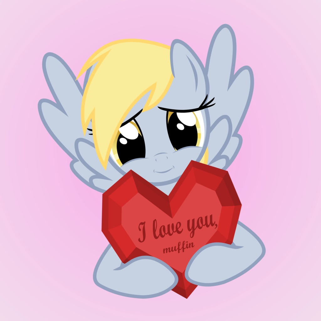 Derpy Loves You By Galekz Derpy Loves You By Galekz - My Little Pony Fluttershy Jpg (1024x1024)