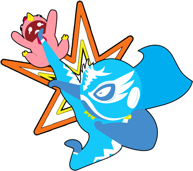 Gang Beasts Lucha And Chicken By Tallonis - Gang Beasts Costumes Transparent (702x651)