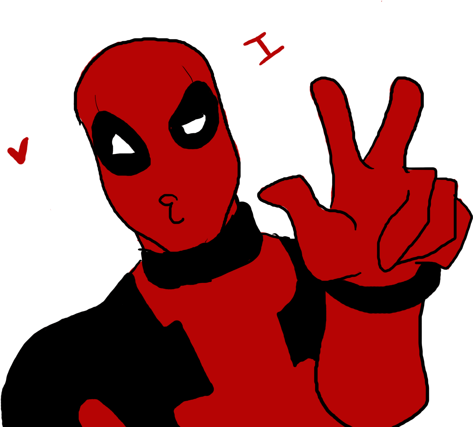 Deadpool Loves Youuuuuu By Zommbay - Deadpool I Love You Gif (1836x1482)
